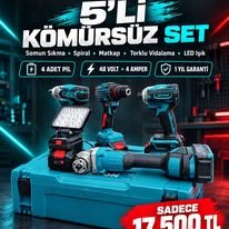 5'Lİ SET KÖMÜRSÜZ